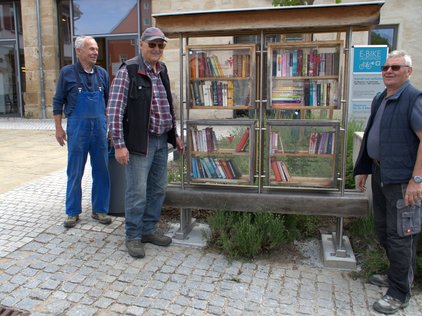 Die Bänklesgruppe: Alfred Kromer, Herbert Bader, Günther Letz